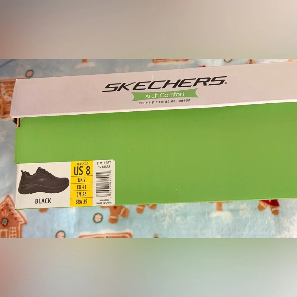 ❤️Skechers Men's Black Athletic Slip-On Lace Trainer NWT
Arch Comfort Size 8 - Picture 3 of 7